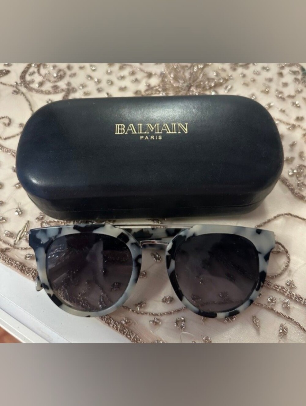 Women's Balmian Grey Tortoiseshell Sunglasses